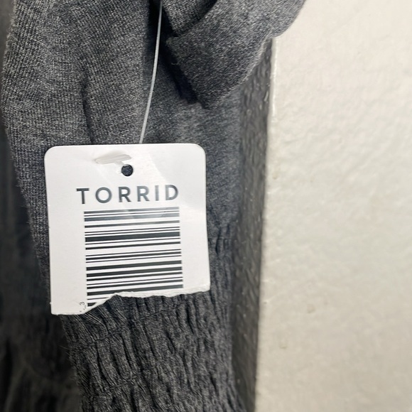 Torrid Love sick  top or L size. Grey blouse - Picture 2 of 4